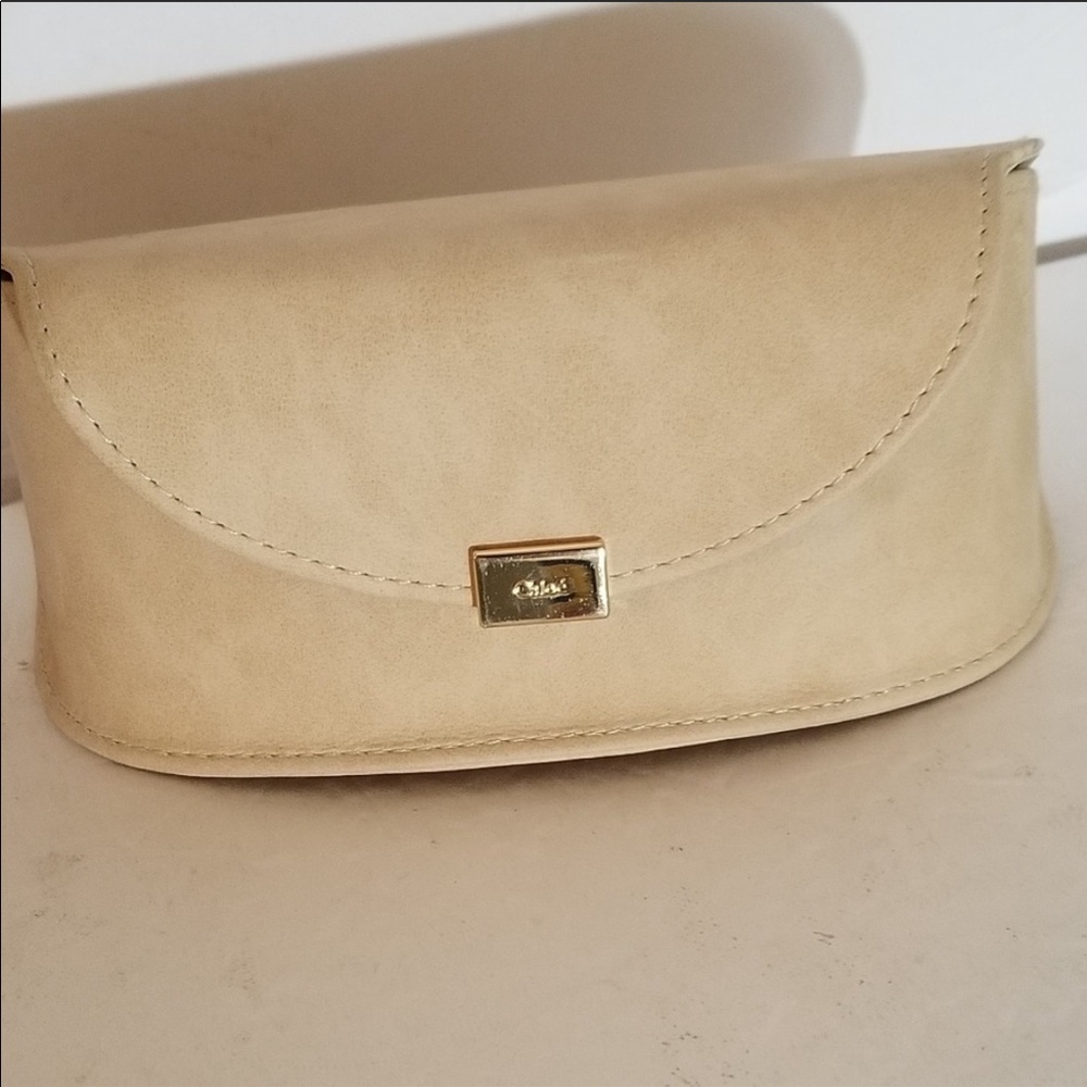 Chloe oversized sunglasses case, Beige, brand new.